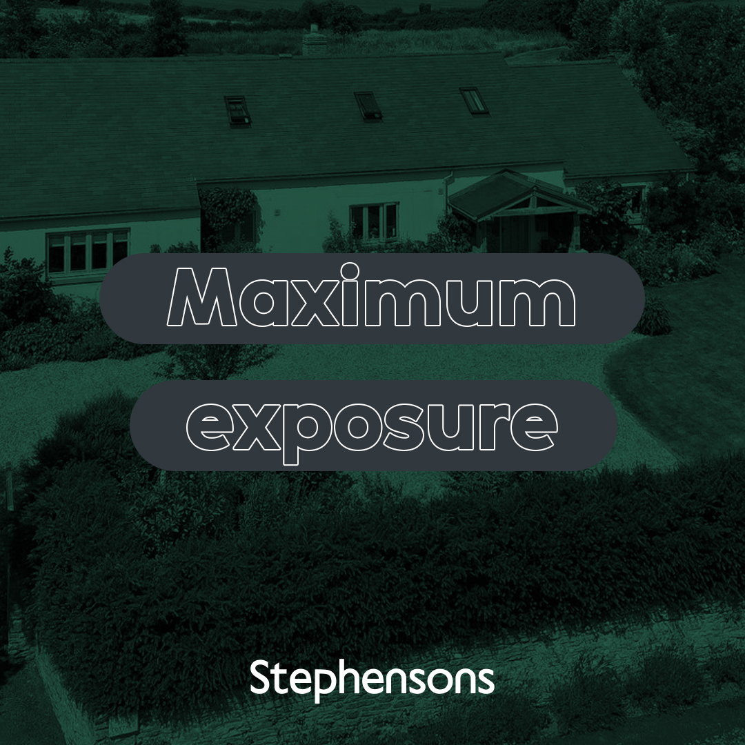 Maximum exposure.
